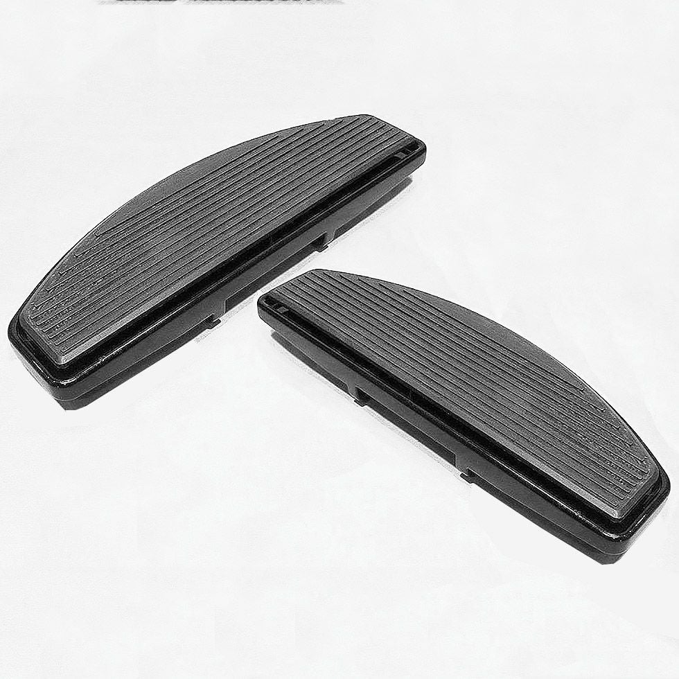 M8ソフテイル ファットボーイ、ヘリテイジクラシック、スリム、デラックス ライダーフットボード (ブラック) Vファクター