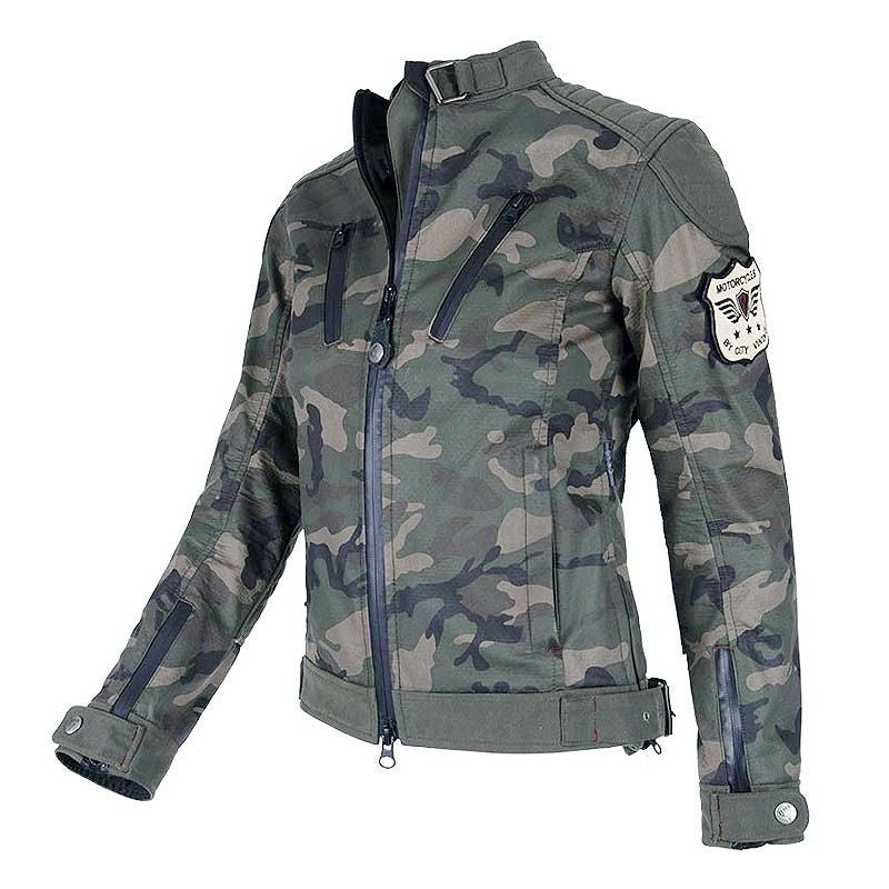 SPRING 2 LADY CAMU レディース バイクジャケット By City