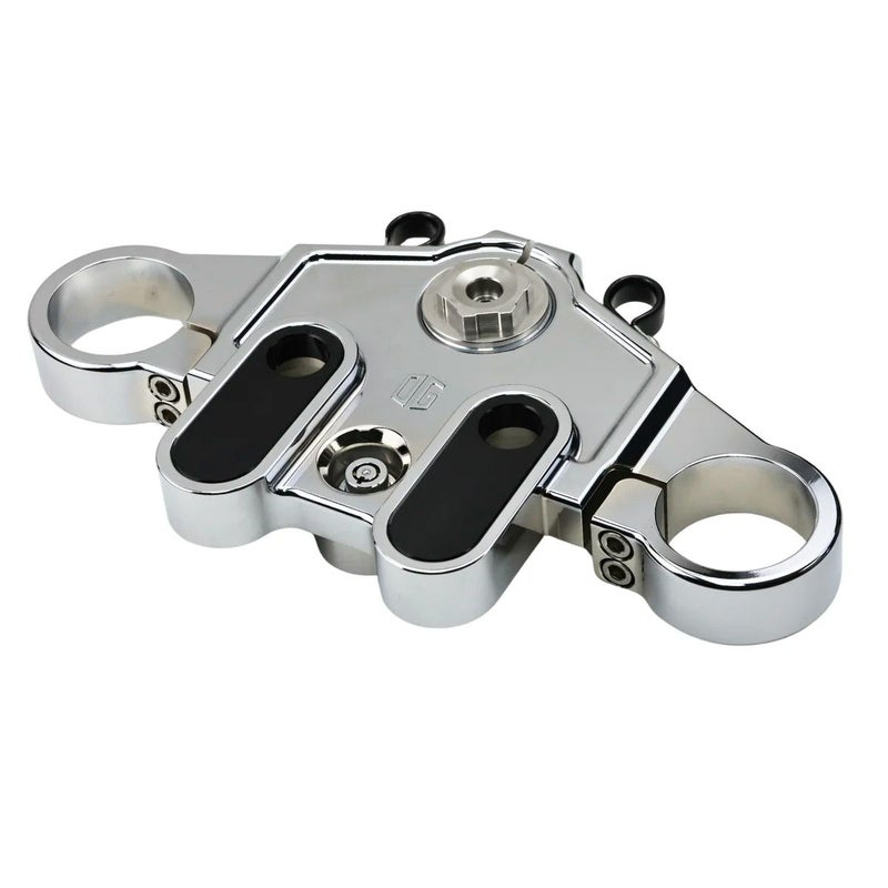 2023以降 CVOロードグライド/ST トップトリプルツリー (クローム) オリジナルガレージモト