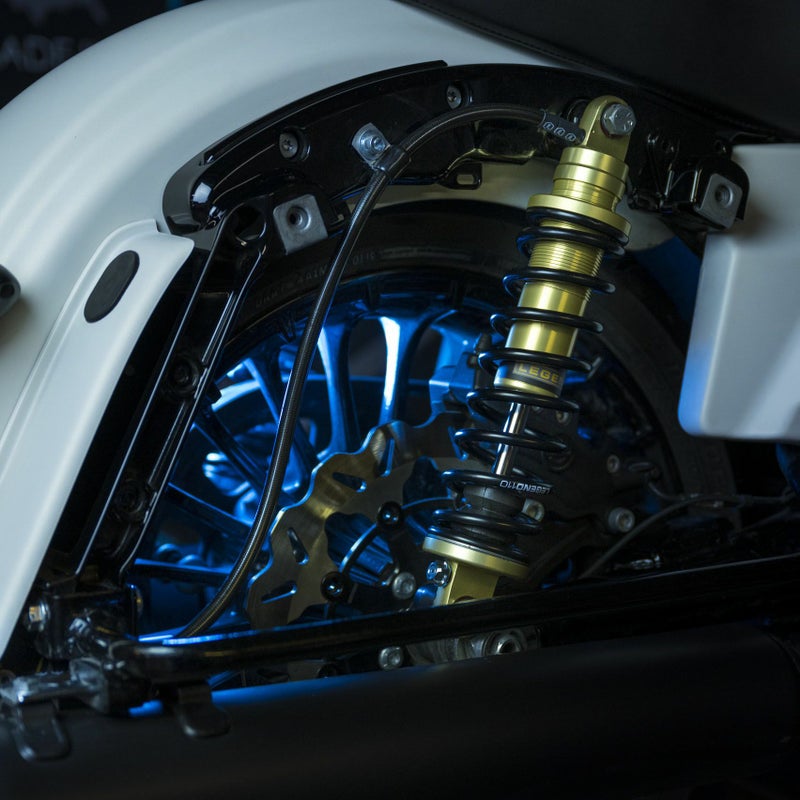 2014以降 ツーリング REVO ARC リモートリザーバー付リアサスペンション 13インチ・スタンダード (ゴールド) レジェンドサスペンション