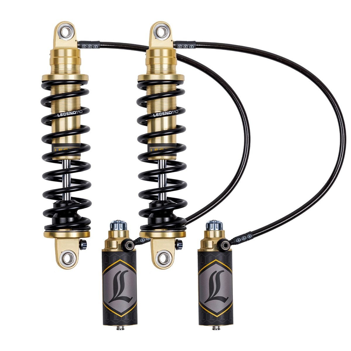 2014以降 ツーリング REVO ARC リモートリザーバー付リアサスペンション 13インチ・スタンダード (ゴールド) レジェンドサスペンション1