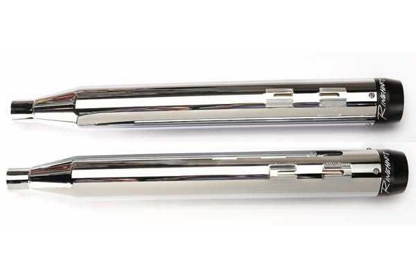 RINEHART(ラインハート) ツーリング用マフラー　3.5インチ クローム/ブラック-02