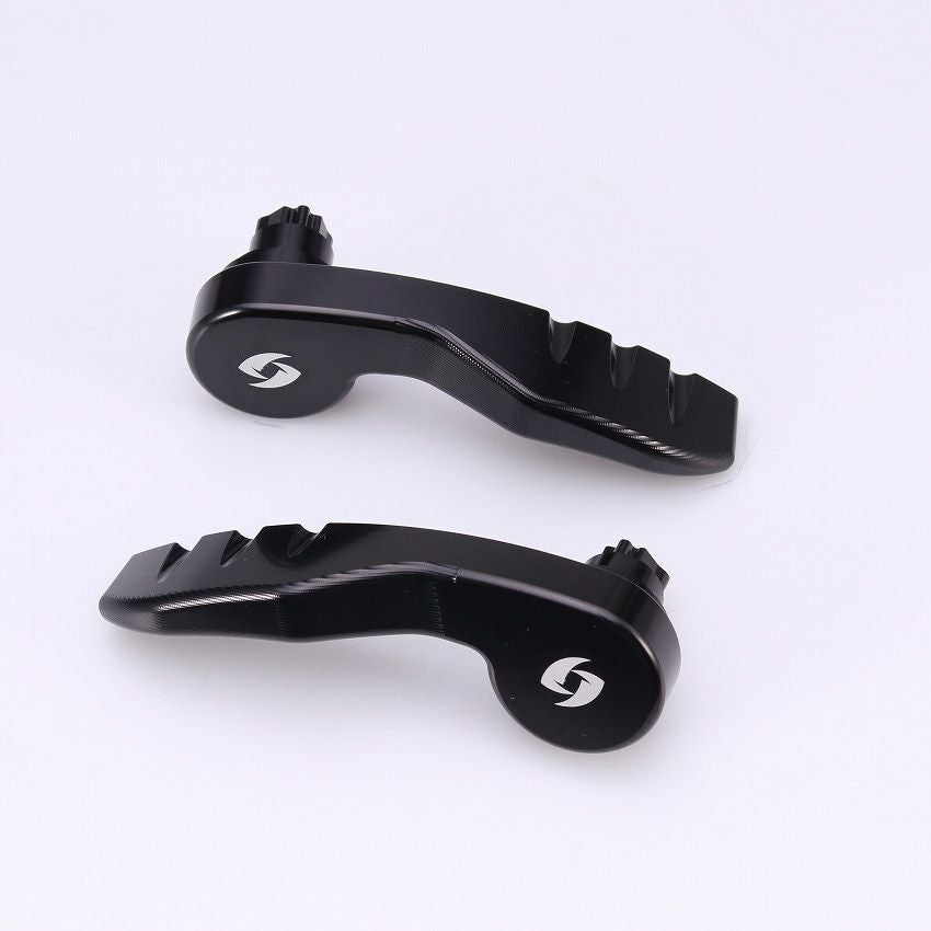 M8ソフテイル ローライダーST、エルディアブロ、スポーツグライド サドルバッグラッチレバー (ブラック) スピードラ1