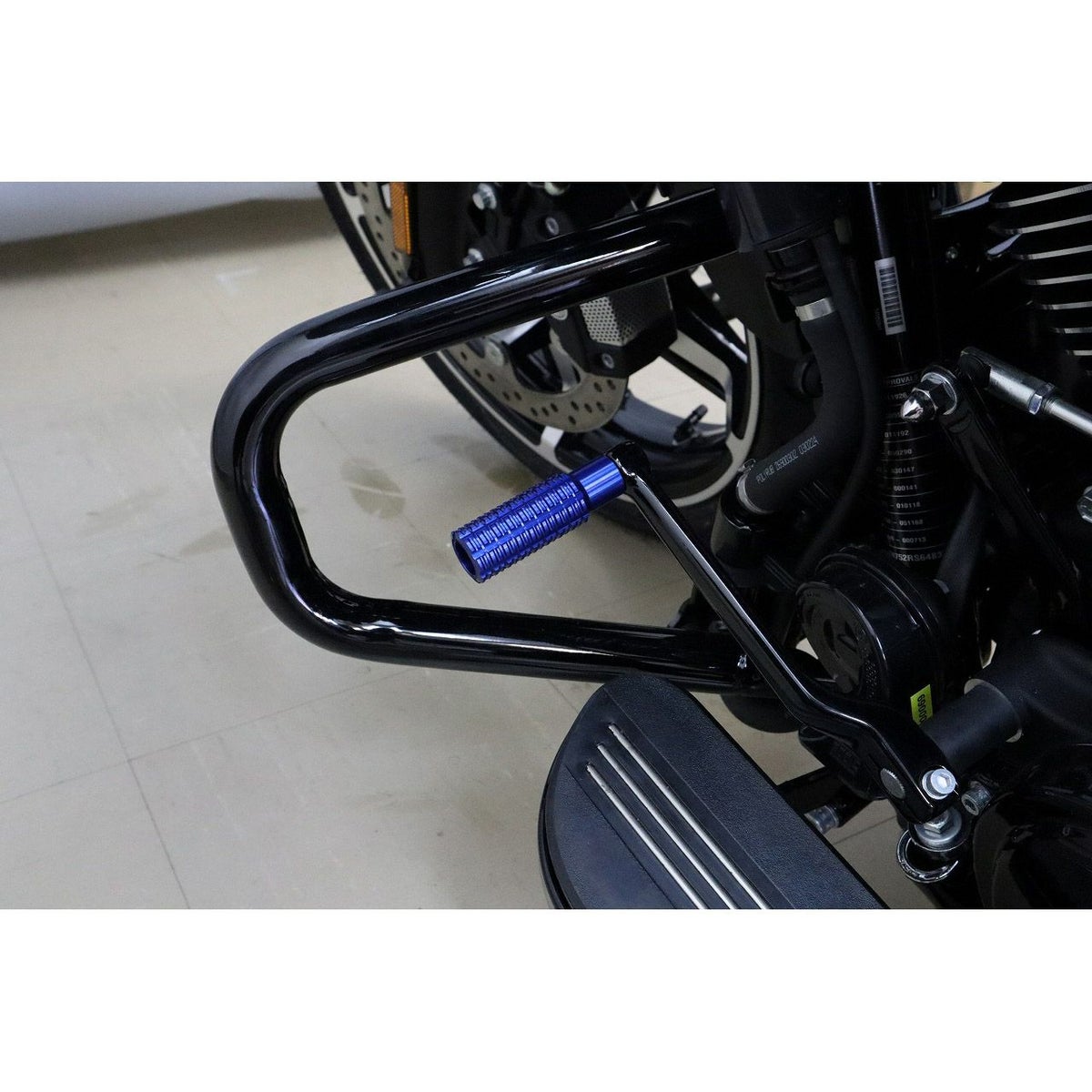 ハーレー アルミ削り出し シフトペグ (ブルー) スピードラ2