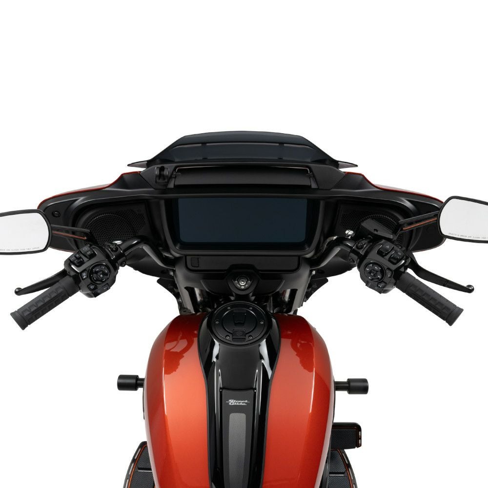 2024以降 ストリートグライド バットウィング リーチハンドルバー (グロスブラック)
