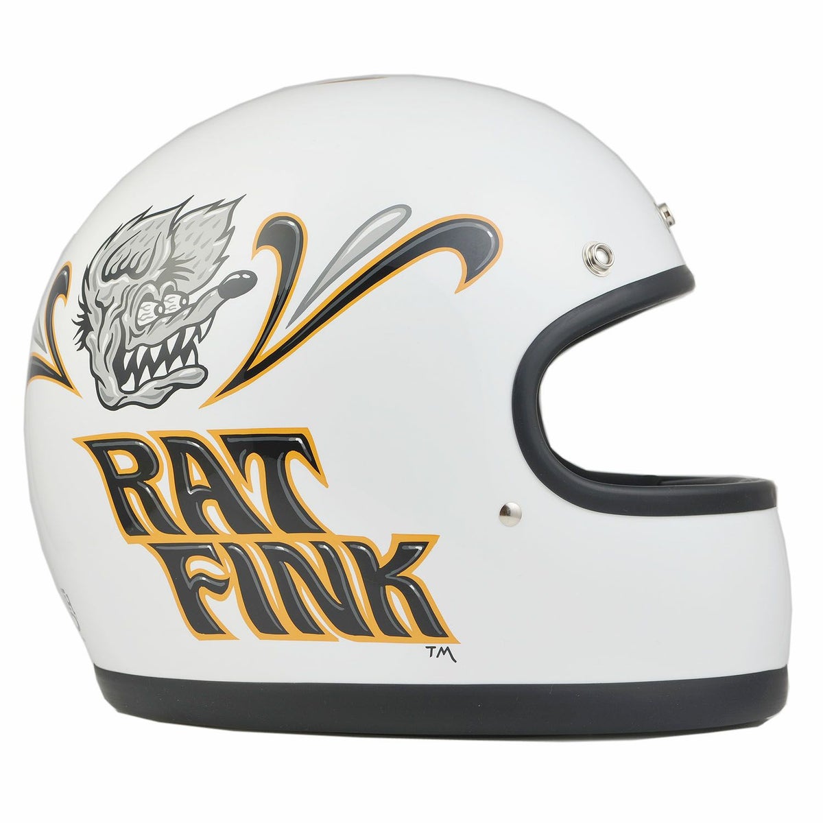 DIN MARKET CUSTOM RAT FINK 2024 ヘルメット ホワイト