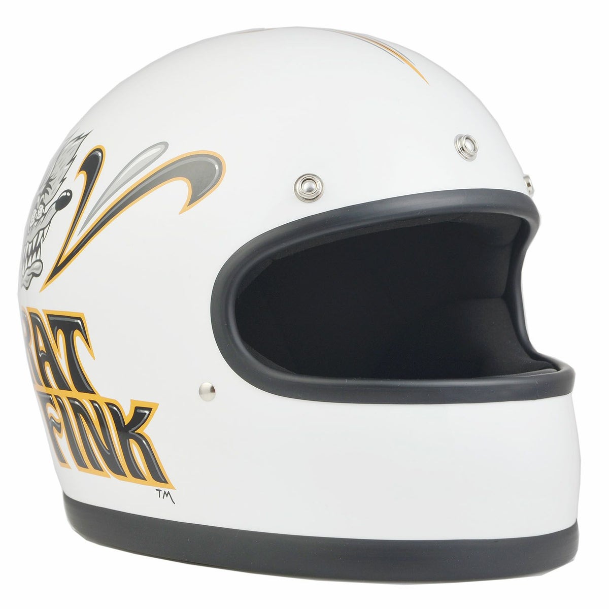 DIN MARKET CUSTOM RAT FINK 2024 ヘルメット ホワイト 2