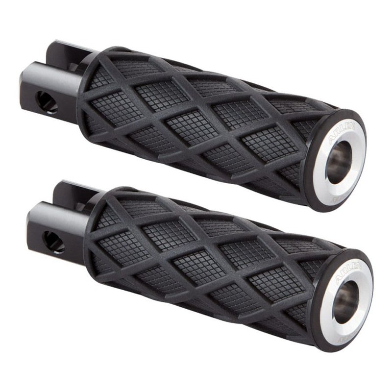 M8 ソフテイル、スポーツスターS、ナイトスター、パンアメリカ ダイアモンド ライダーフットペグ (クローム) アレンネス