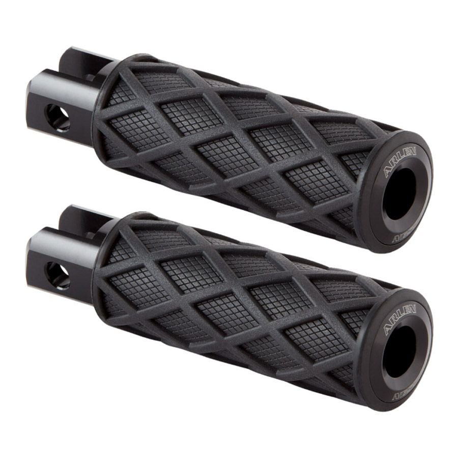 M8 ソフテイル、スポーツスターS、ナイトスター、パンアメリカ ダイアモンド ライダーフットペグ (ブラック) アレンネス