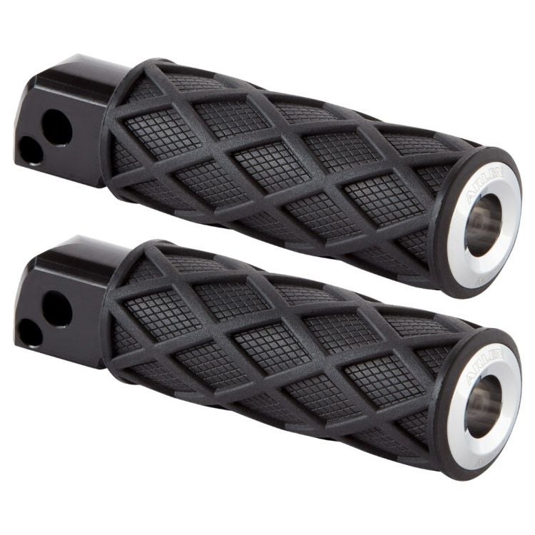 M8 ソフテイル、スポーツスターS、ナイトスター、パンアメリカ ダイアモンド パッセンジャーフットペグ (クローム) アレンネス