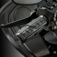  ハーレー シケイン ハンドグリップ ケーブルスロットル用 (ブラック)