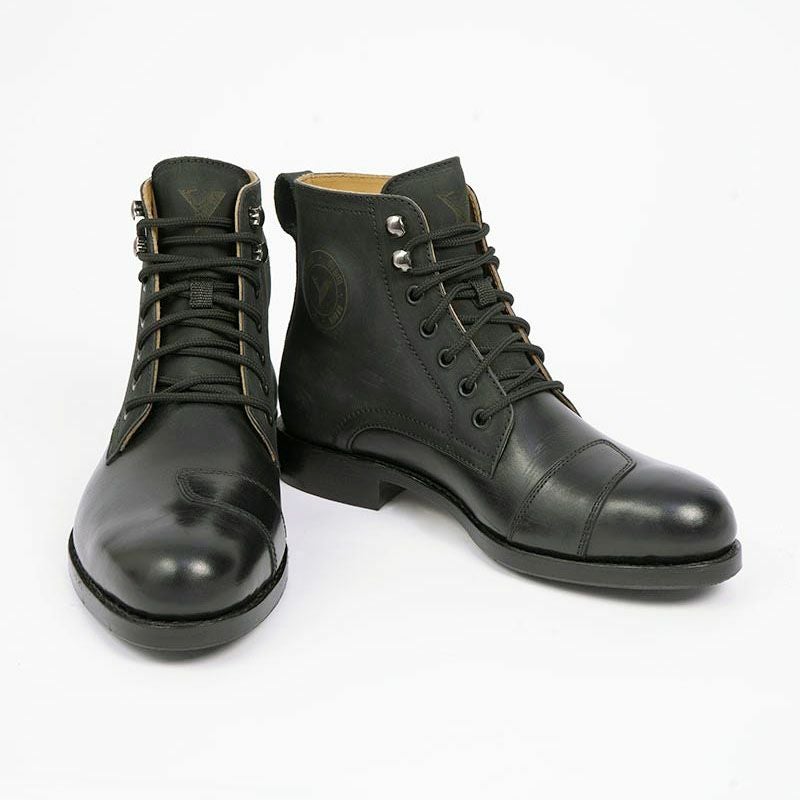 SICILIA レザー ライディングブーツ ブラック By City 4