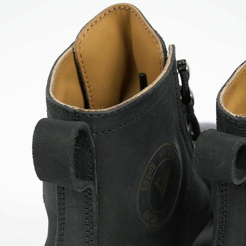 SICILIA レザー ライディングブーツ ブラック By City 5