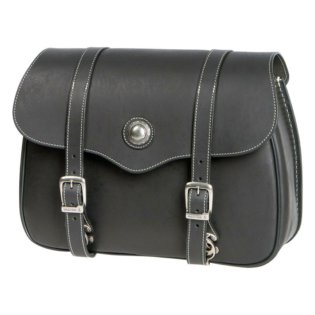 デグナー 本革サドルバッグ PRSB-9C 13L (ブラック)1