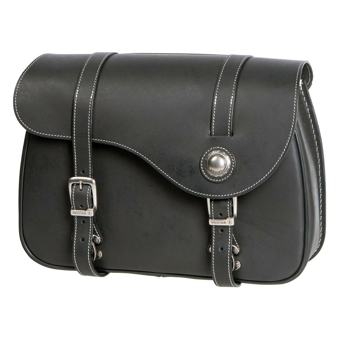 デグナー 本革サドルバッグ PRSB-9D 13L (ブラック)1