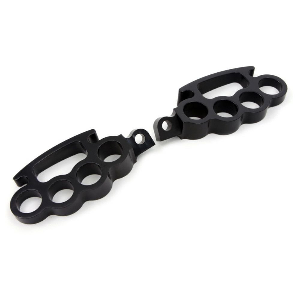 V-TWIN ナックルフットペグ ブラック