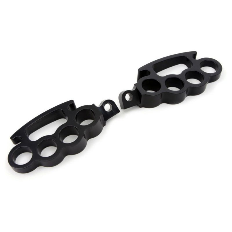 V-TWIN ナックルフットペグ ブラック