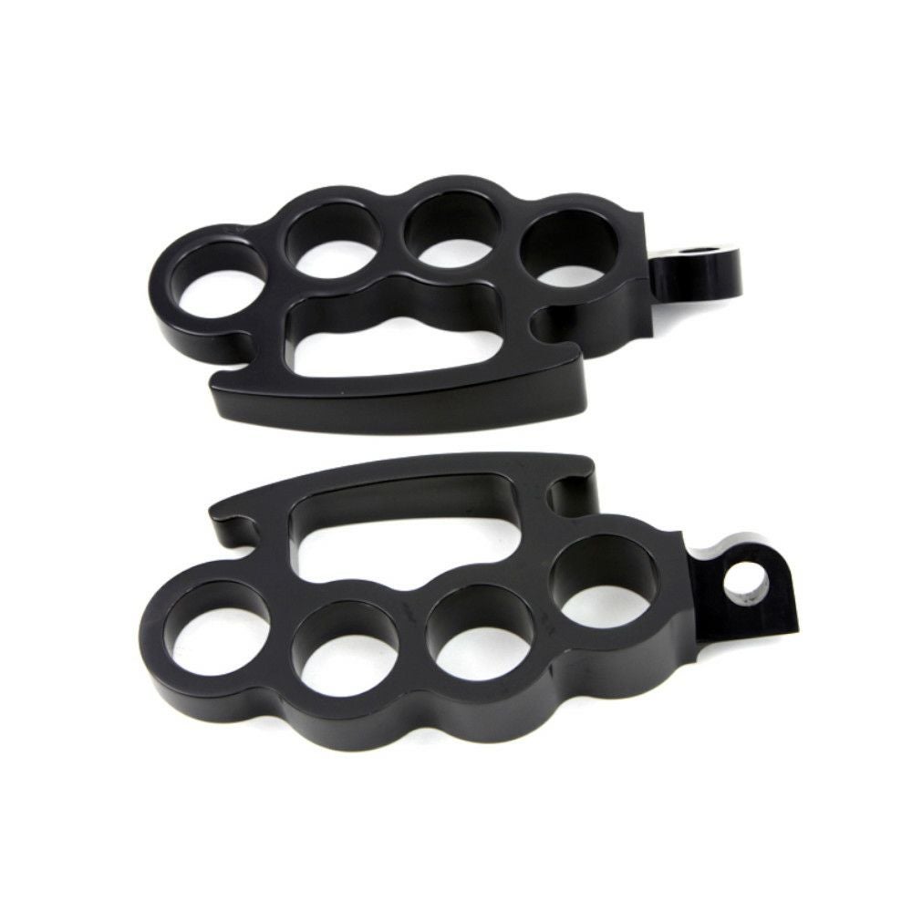 V-TWIN ナックルフットペグ ブラック