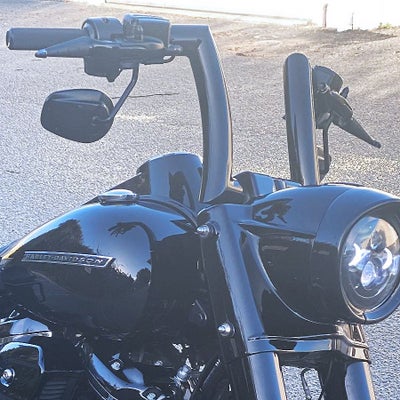 ハーレー ロードキングスペシャル 1.5インチ フラットトップ ハンドルバー/ケーブルキット 14インチ ブラック Fat Baggers |ハーレー パーツ専門店 HDパーツ 【USA在庫あり】 0601-5843 ファットバガーズ FAT BAGGERS ポインテッドトップハンドルバー 21年-22年 ハーレー FLHRXS 1.5" 14" クローム SP店