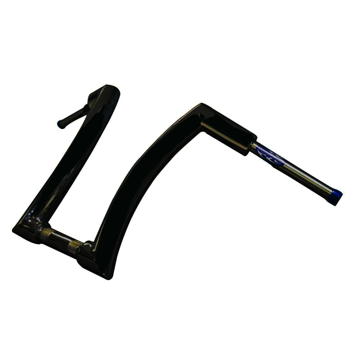 ハイボール 2インチ径 ハーレー ハンドルバー 16インチ (サテンブラック)1