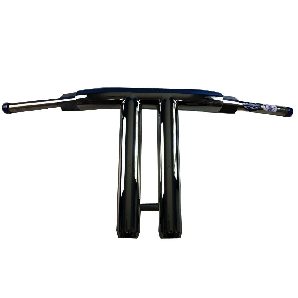 ストレートライズ 2インチ径 ハーレー Tバー 8インチ (グロスブラック)