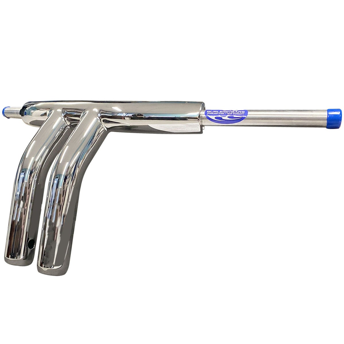 プルバックスタイル 2インチ径 ハーレー Tバー 10インチ (ポリッシュ)2