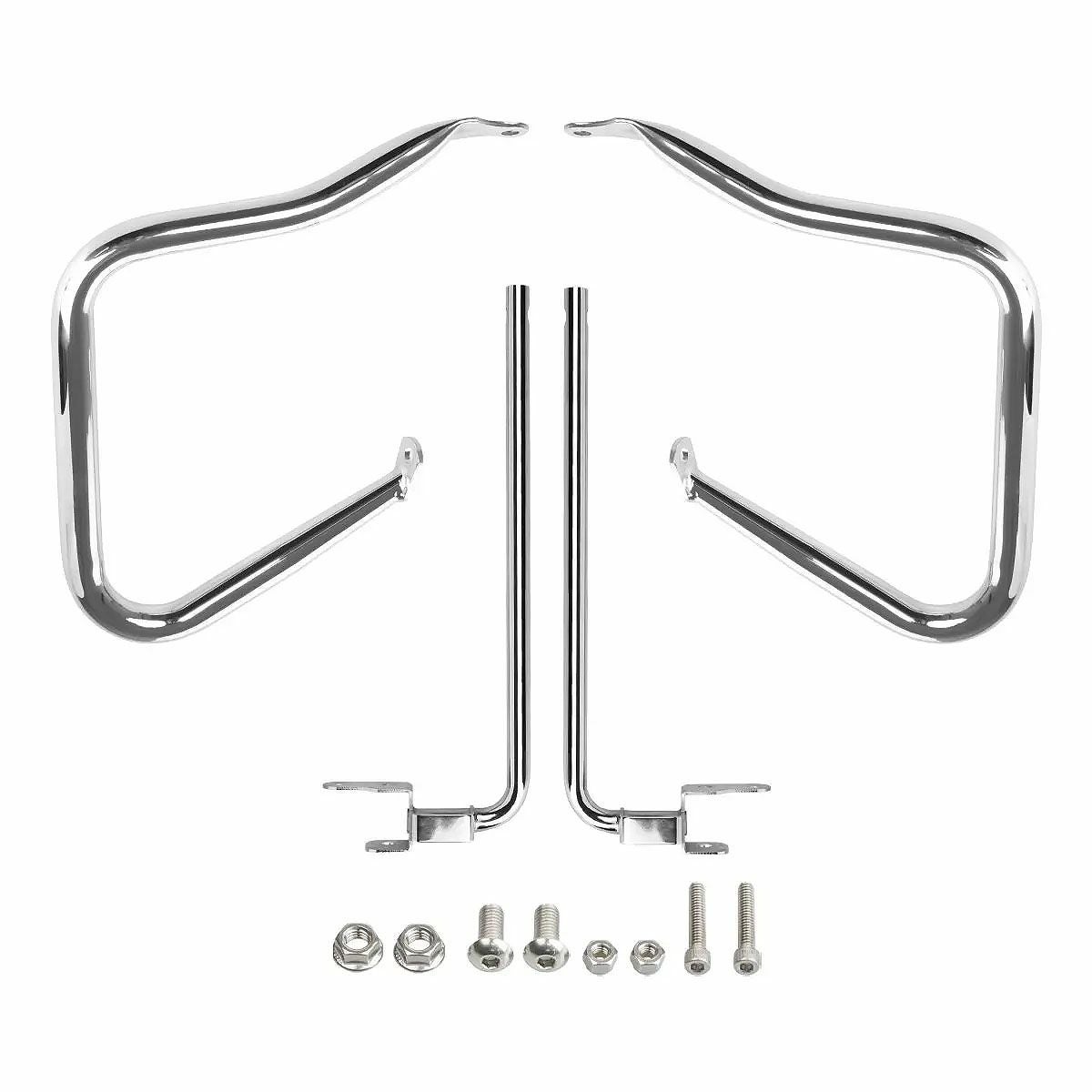 2024以降 FLHX FLTRX PORK CHOP 1.25インチ サドルバッグガード クローム Hog Workz（ホグワークズ）