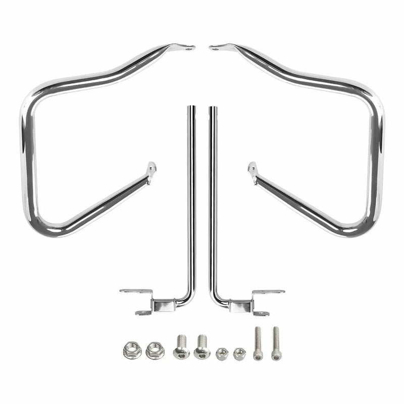 2024以降 FLHX FLTRX PORK CHOP 1.25インチ サドルバッグガード クローム Hog Workz（ホグワークズ）