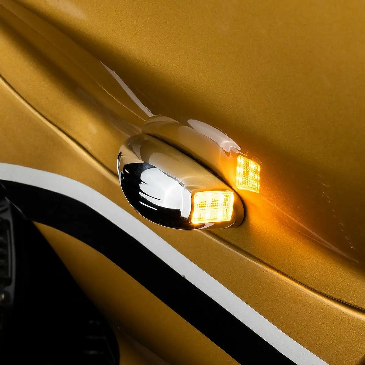 2015以降 ロードグライド PODZ フェアリング LEDウインカー クローム Hog Workz（ホグワークズ） 4