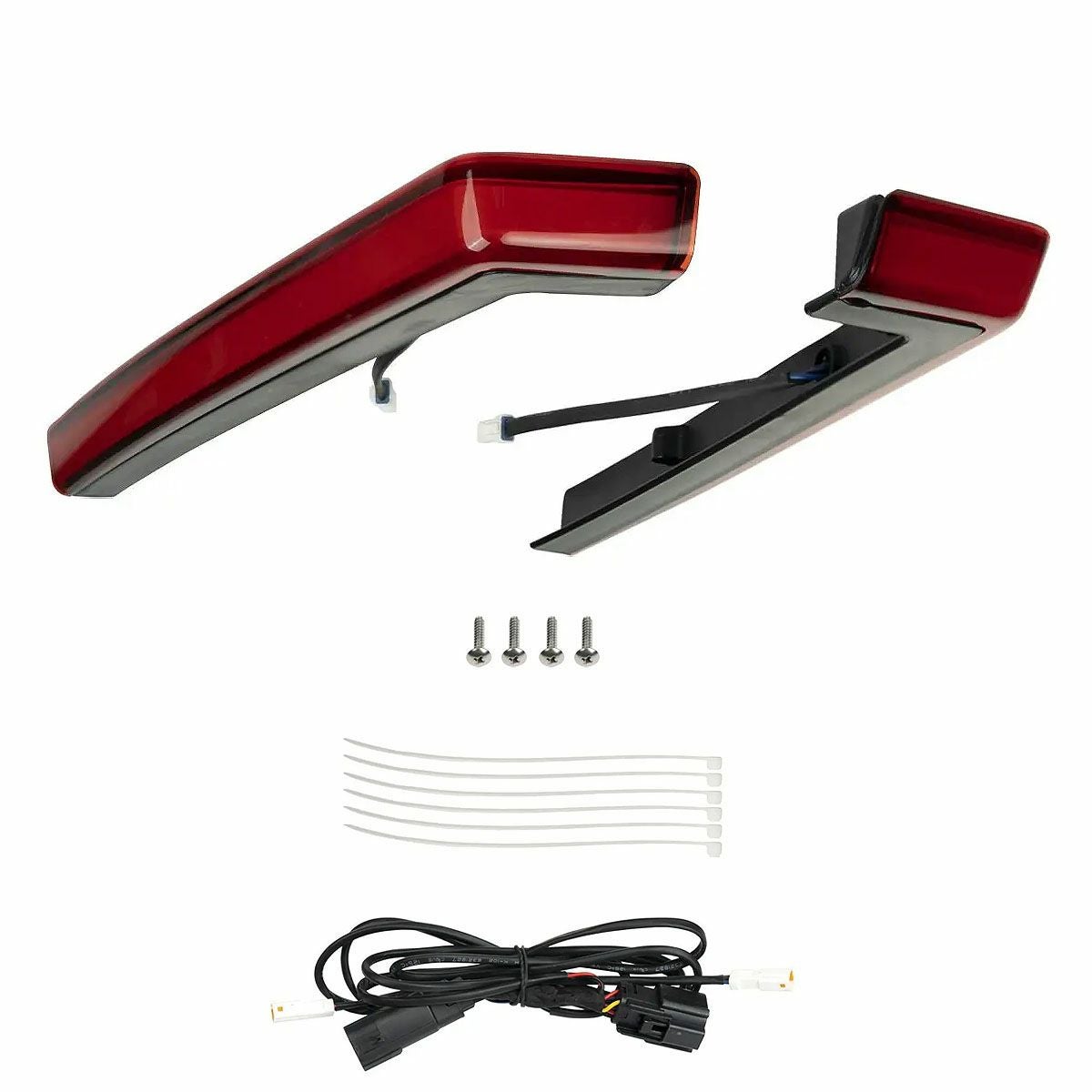 2014以降 ツーリンング ツアーパック LEDサイドマーカー レッド Hog Workz（ホグワークズ） 4