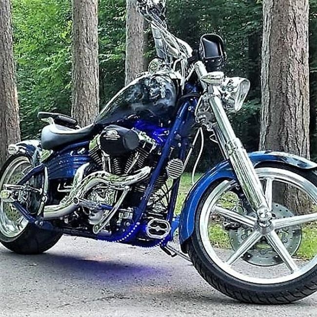 EVO/TC ソフテイル、ダイナ、ツーリング、トライク カットバック フルエキゾーストマフラー (クローム/クローム)12