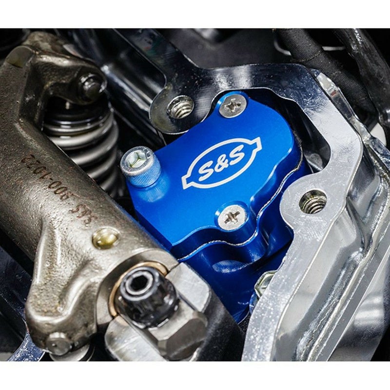 S&S ビレットシリンダーヘッドブリーザーキット M8用