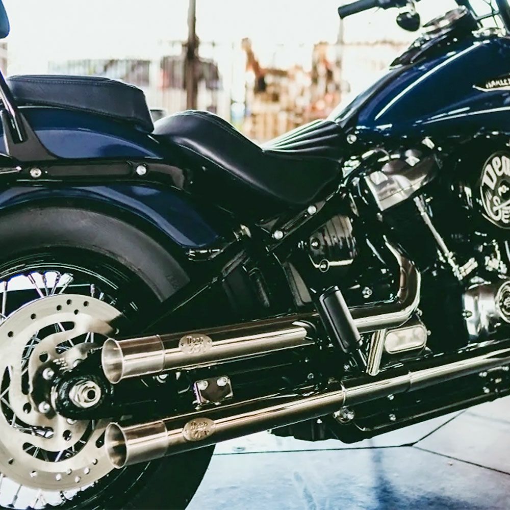 M8ソフテイル Rampage マフラー ポリッシュ Dean Speed 画像4