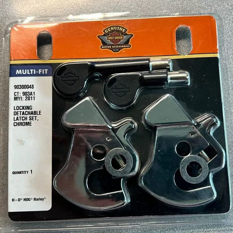 ロック付 デタッチャブルラッチセット (クローム)