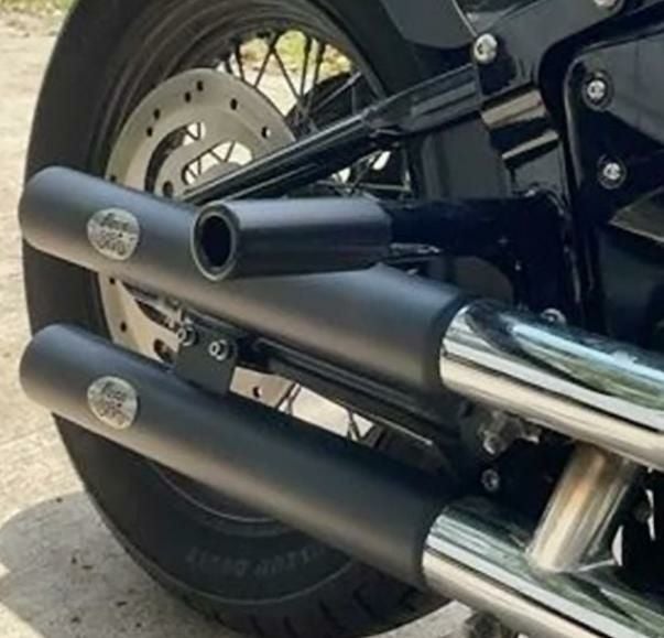 Dean Speed M8ソフテイル リアクラッシュバー ブラック |ハーレー
