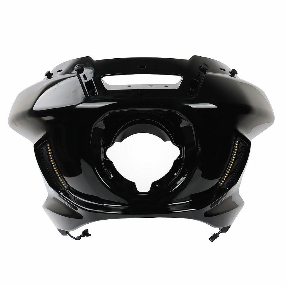 ローライダーST フェアリング サイドベント LEDウインカーライト ブラック 4