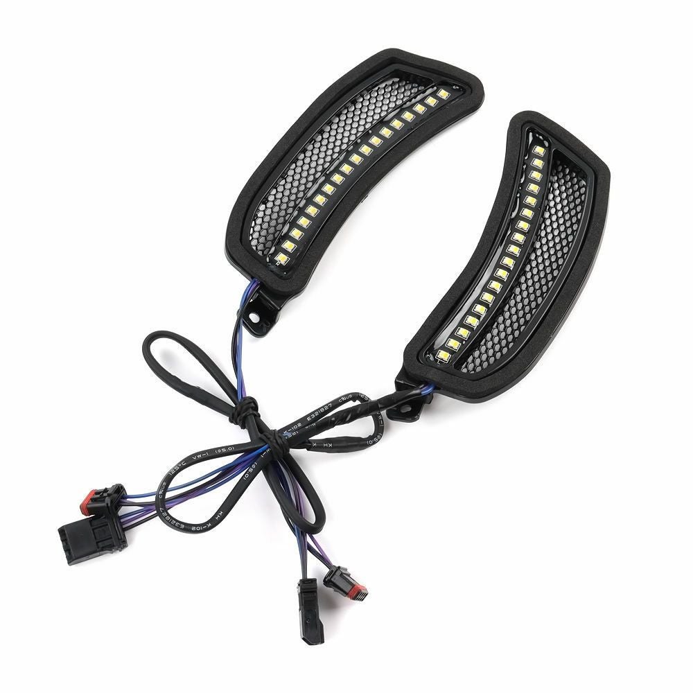 ローライダーST フェアリング サイドベント LEDウインカーライト ブラック 5