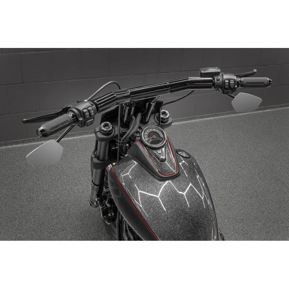 キラーカスタム バックセーバー 2インチ径 プルバックTハンドルバー 4インチ (グロスブラック)4