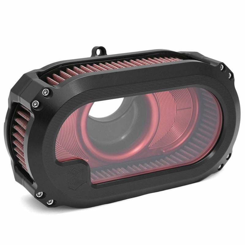 2024以降 FLHX FLTRX Next level エアークリーナーキット ブラック/レッド KEN'S FACTORY