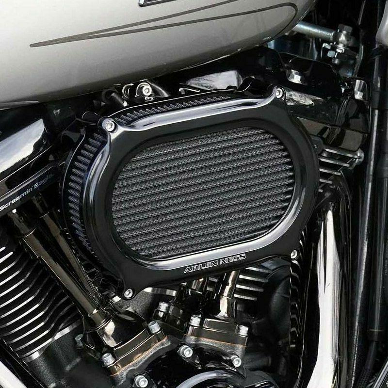 M8ソフテイル純正エアクリ M8ソフテイル用エアクリーナー RPT ブラック/ブラック COBRA |ハーレー