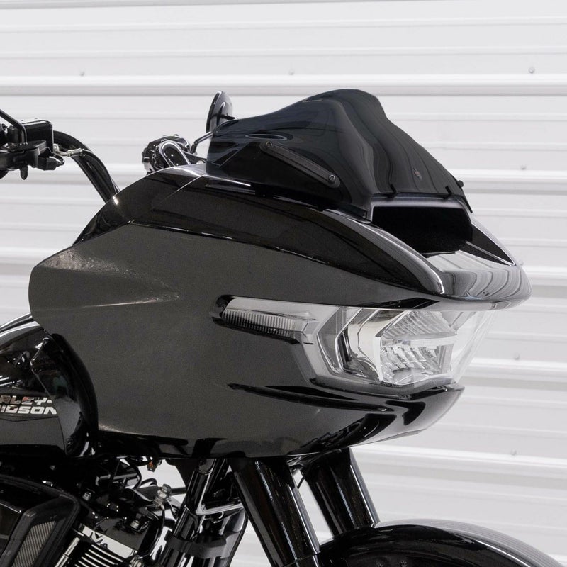 2024以降 ロードグライド 8インチ スポーツウィンドシールド (ブラック)