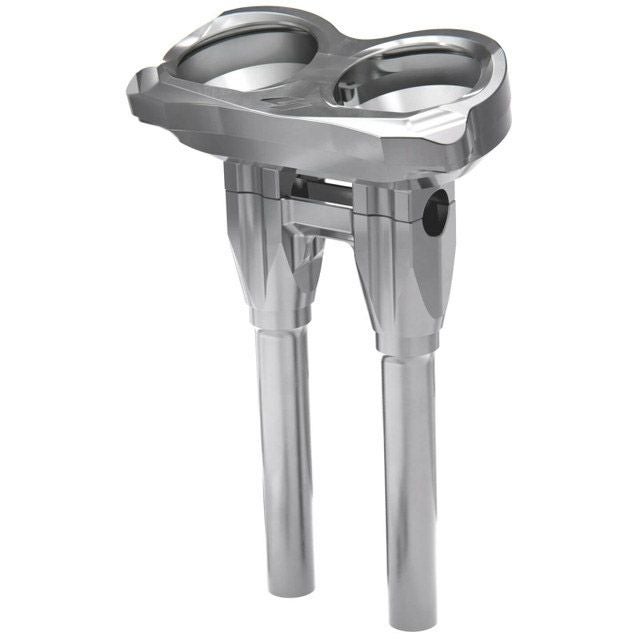 2015以降 ロードグライド アイソレーテッドライザー 10インチ ストレート (シルバー)