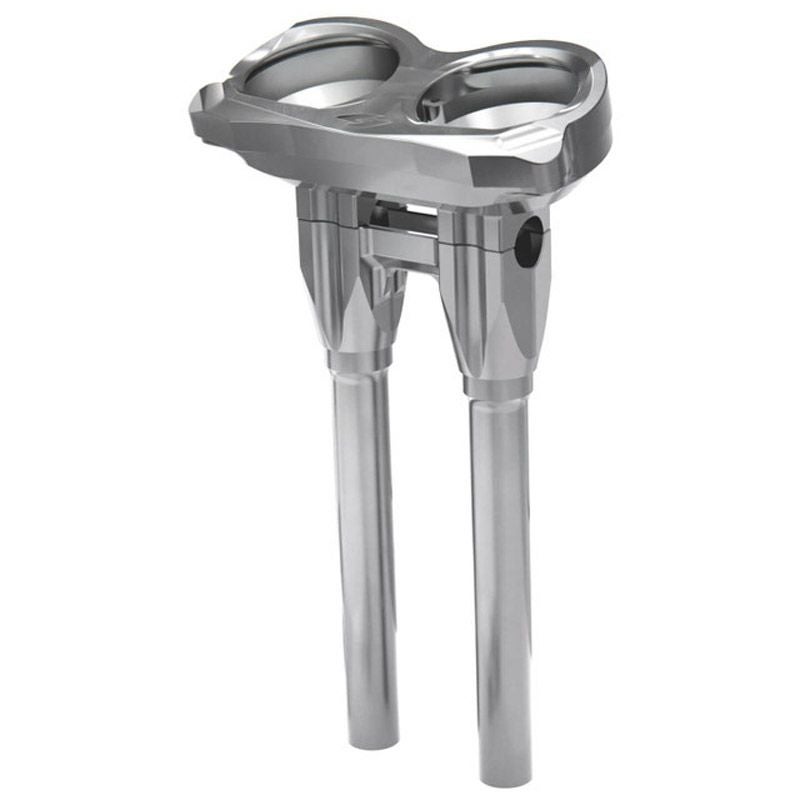 2015以降 ロードグライド アイソレーテッドライザー 12インチ ストレート (シルバー)