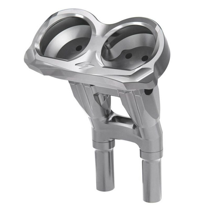 2015以降 ロードグライド アイソレーテッドライザー 8インチ キックバック (シルバー)