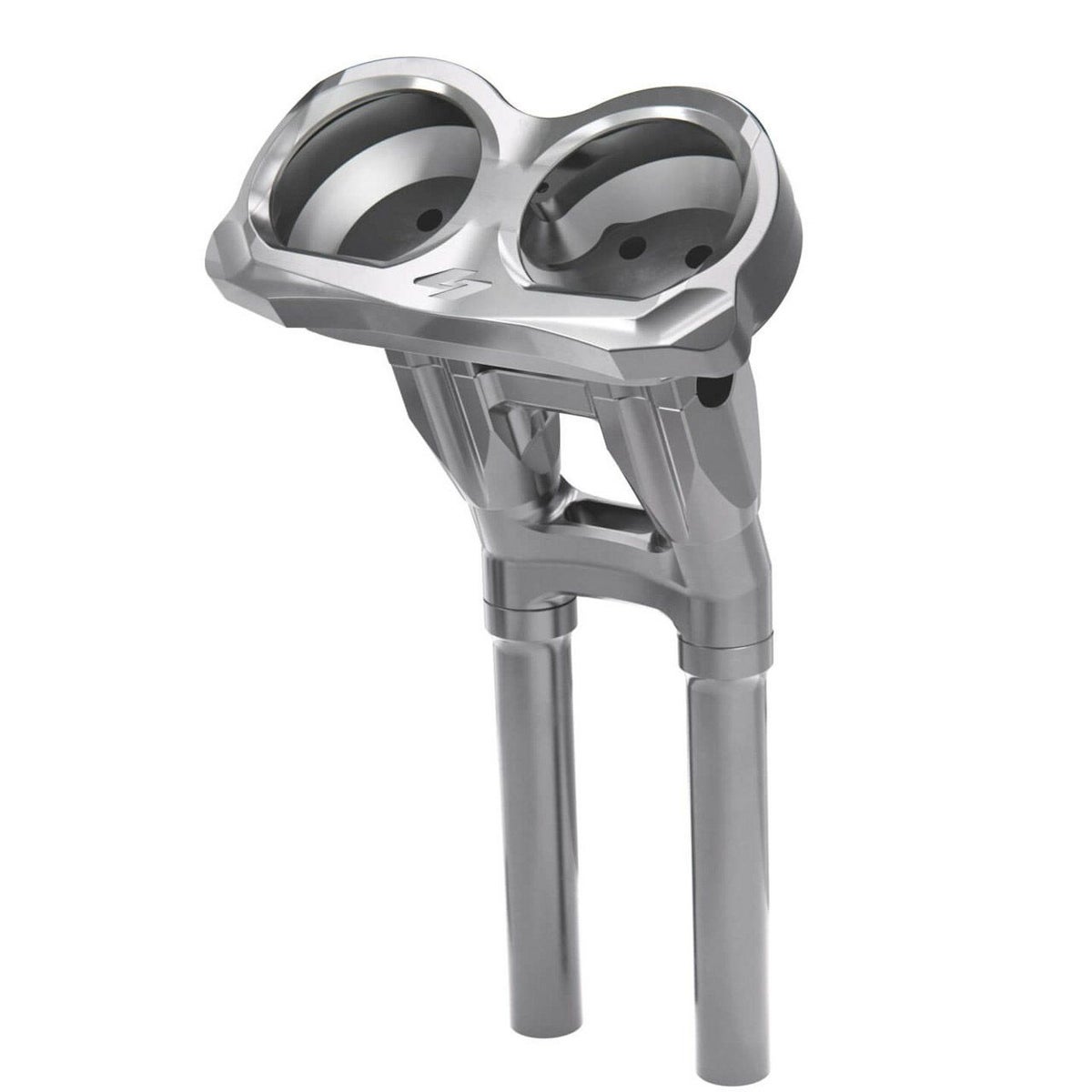 2015以降 ロードグライド アイソレーテッドライザー 12インチ キックバック (シルバー)