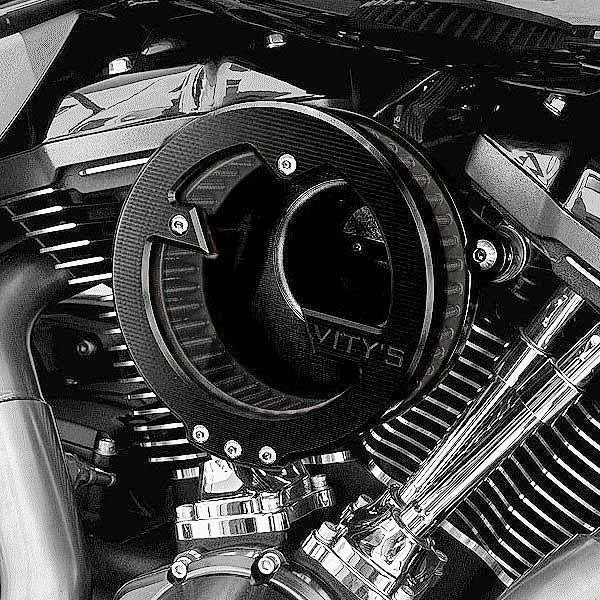 M8 ツーリング ソフテイル Massive エアクリーナー ブラック