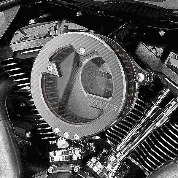 M8 ツーリング ソフテイル Massive エアクリーナー シルバー