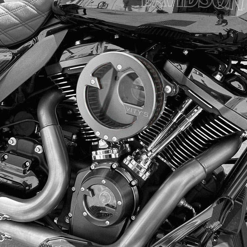 M8 ツーリング ソフテイル Massive エアクリーナー シルバー 2