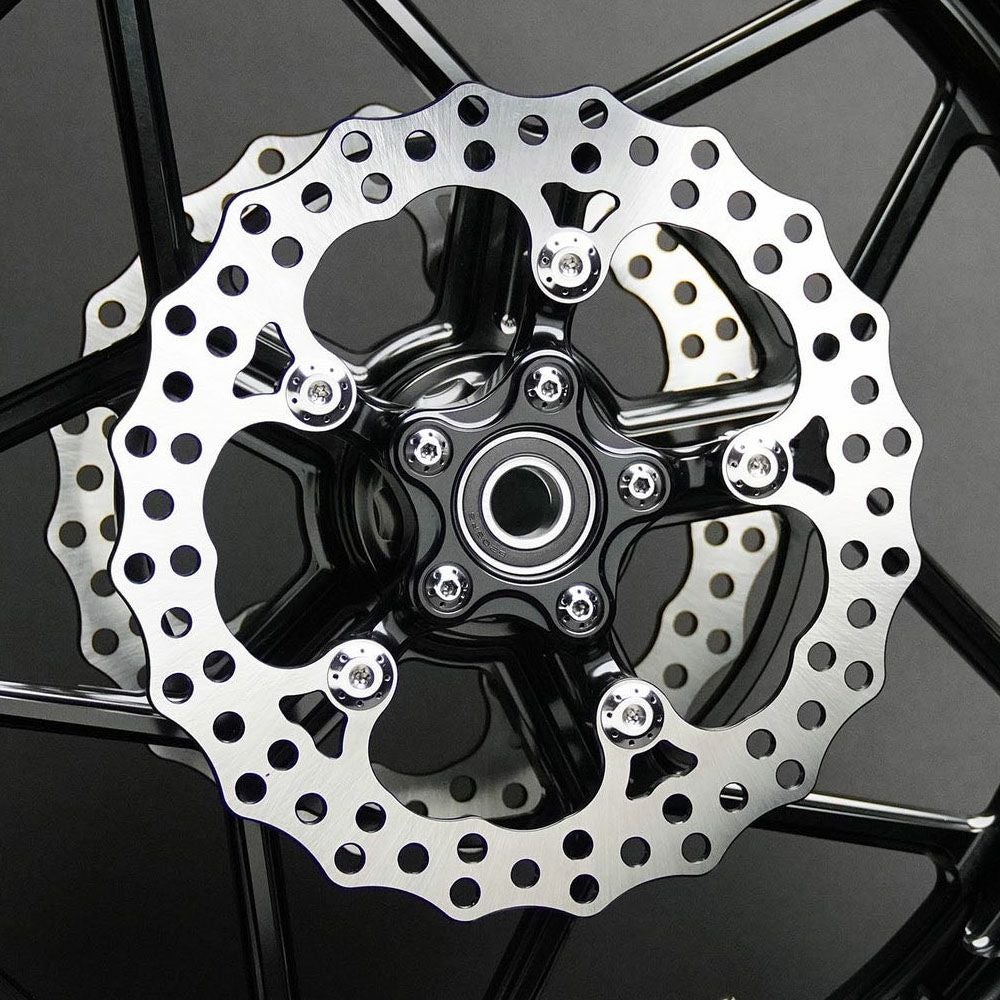 Arlen Ness アレンネス Spider ローター 11.8インチ ブラック