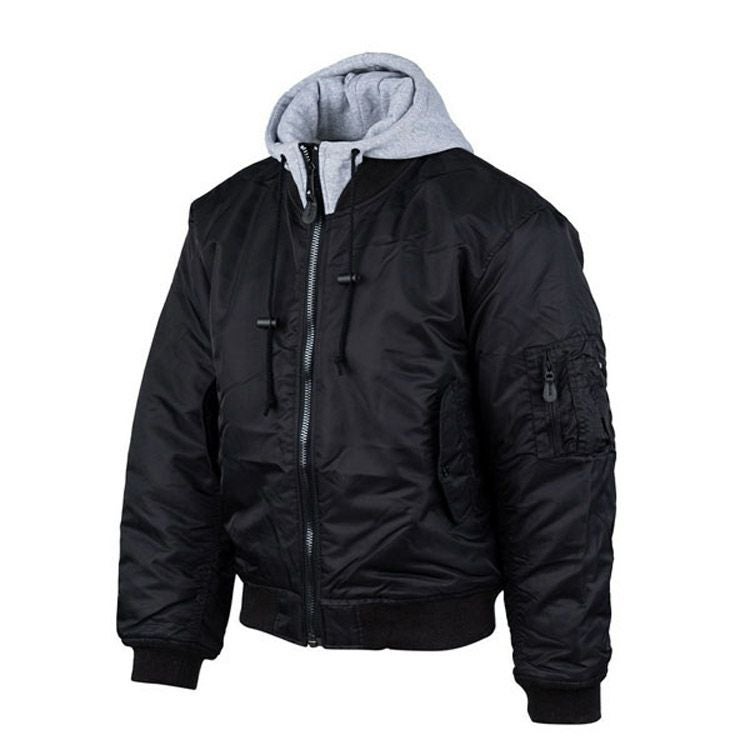  MA-1 フード付 ボンバージャケット8